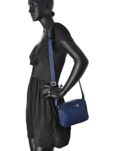 Cross Body Tas Basic Vernis Lancaster Blauw basic vernis 514-61 ander zicht 5